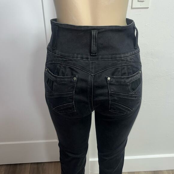 Final! TISSINI Colombian Booty Lifting Jeans Levanta Cola Skinny Jeans Sz 9/10 - Picture 10 of 14